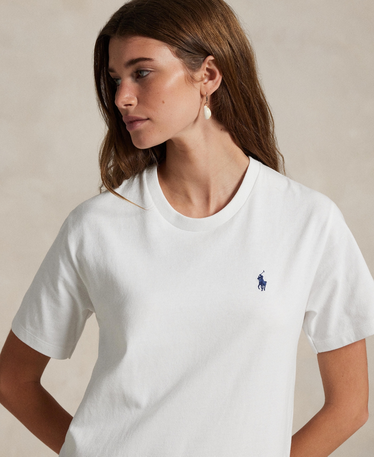 Polo Ralph Lauren Polo Pony Short-sleeved Dress In White