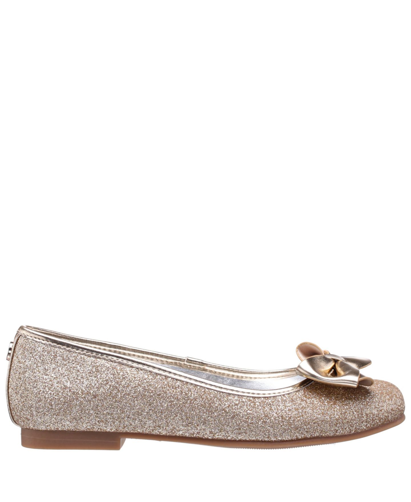 Балетки Nina Rose Glitter Ballet Flats для девочек, цвет: Золотой — фото 6