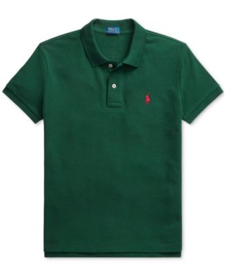 Women's Classic-Fit Mesh Polo Shirt