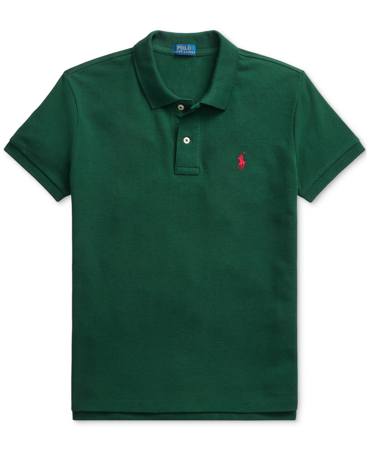 Polo Ralph Lauren Classic Fit Mesh Polo Shirt In College Green
