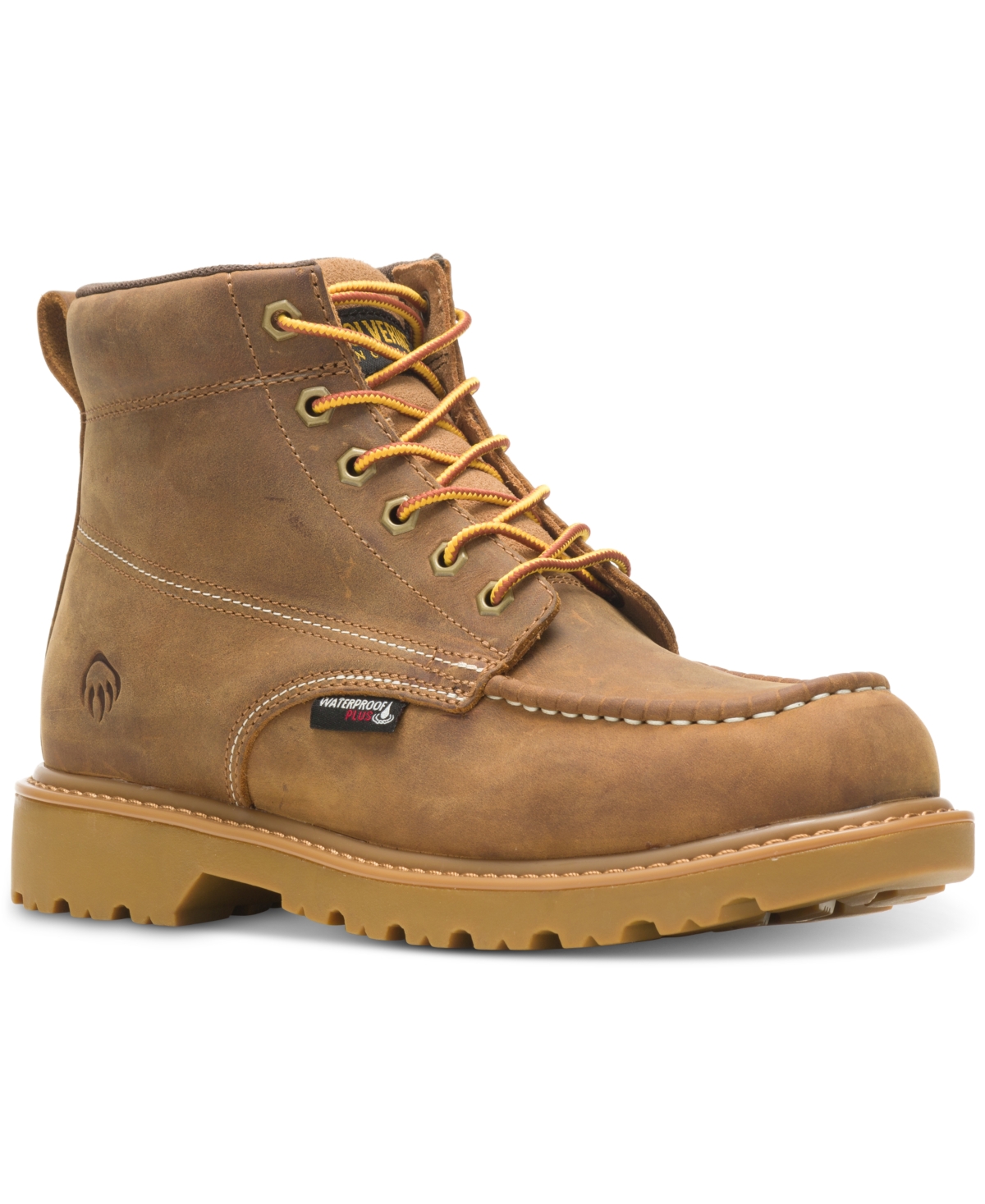 Men's Floorhand Waterproof Moc Toe 6" Lace-Up Boots - Tan
