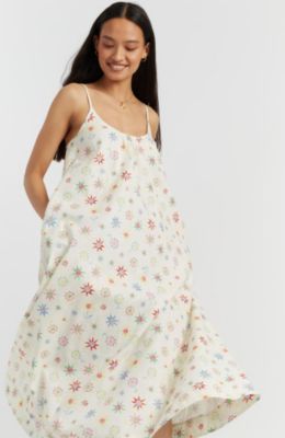 Women's Linen-Cotton Etoile Sundress