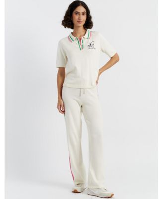 売れ筋商品|||シンティアンドパーカー Tシャツ トップス レディース Chinti & Parker Women's Cotton Peanuts Racquet Club T-Shirt Pink Chinti & Parker Peanuts Racquet Club Pure Organic Cotton T