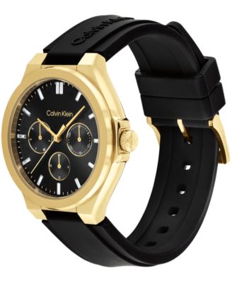 Women's Vibrancy Black Silicone Strap Watch, 38mm