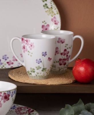 Bloomington Road 4.75" Set of 4 Mugs, Service for 4