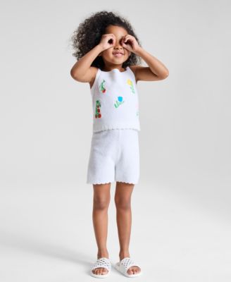 Epic Threads - Girls Crochet Short Set, Toddler