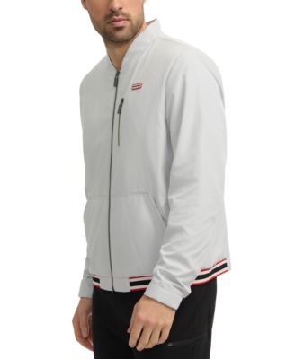 Men's Moorgate Zip Logo Bomber Jacket