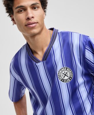 Men's Panama Relaxed-Fit Stripe V-Neck T-Shirt, Macy's Exclusive