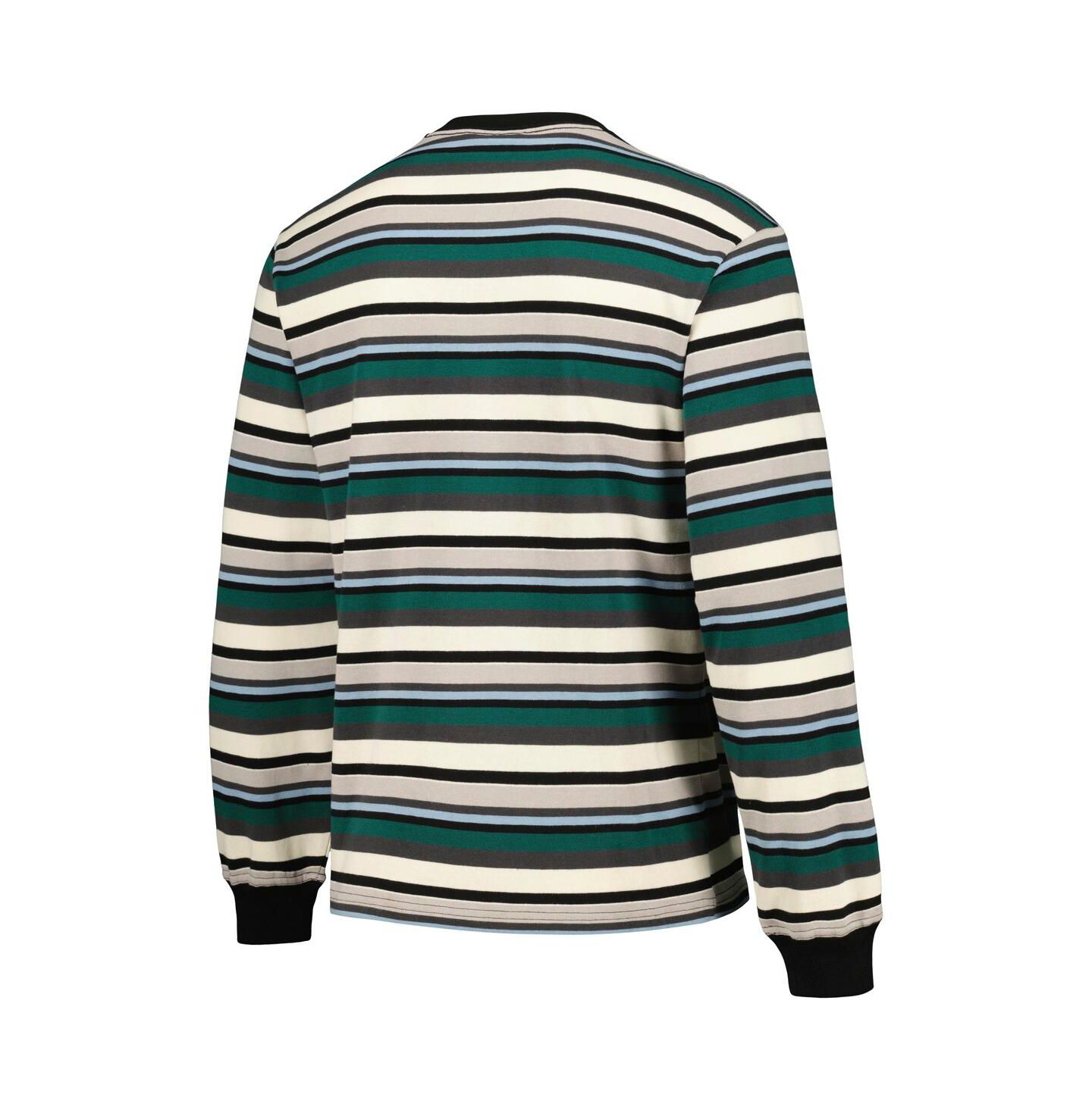 Мужская футболка PLEASURES Cream/Green Atlanta Braves Ballpark Long Sleeve — фото 2
