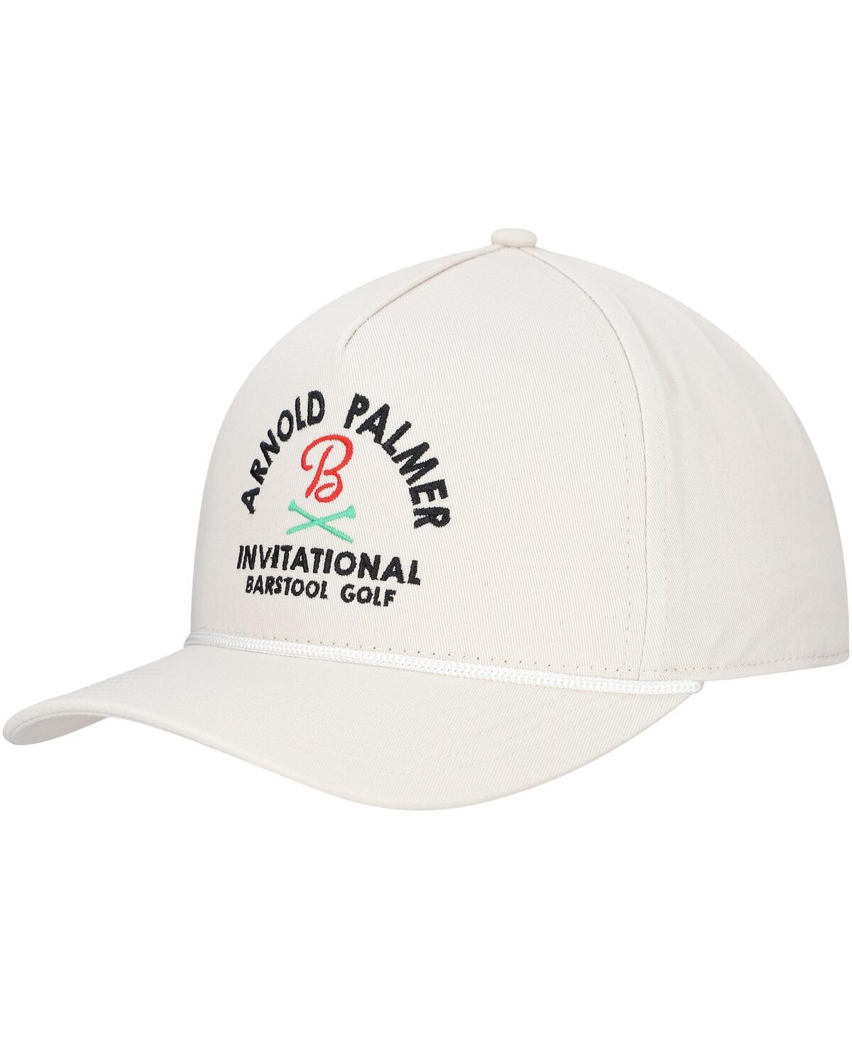 Barstool Golf Men's And Women's Cream Arnold Palmer Invitational Adjustable Rope Hat In Cream