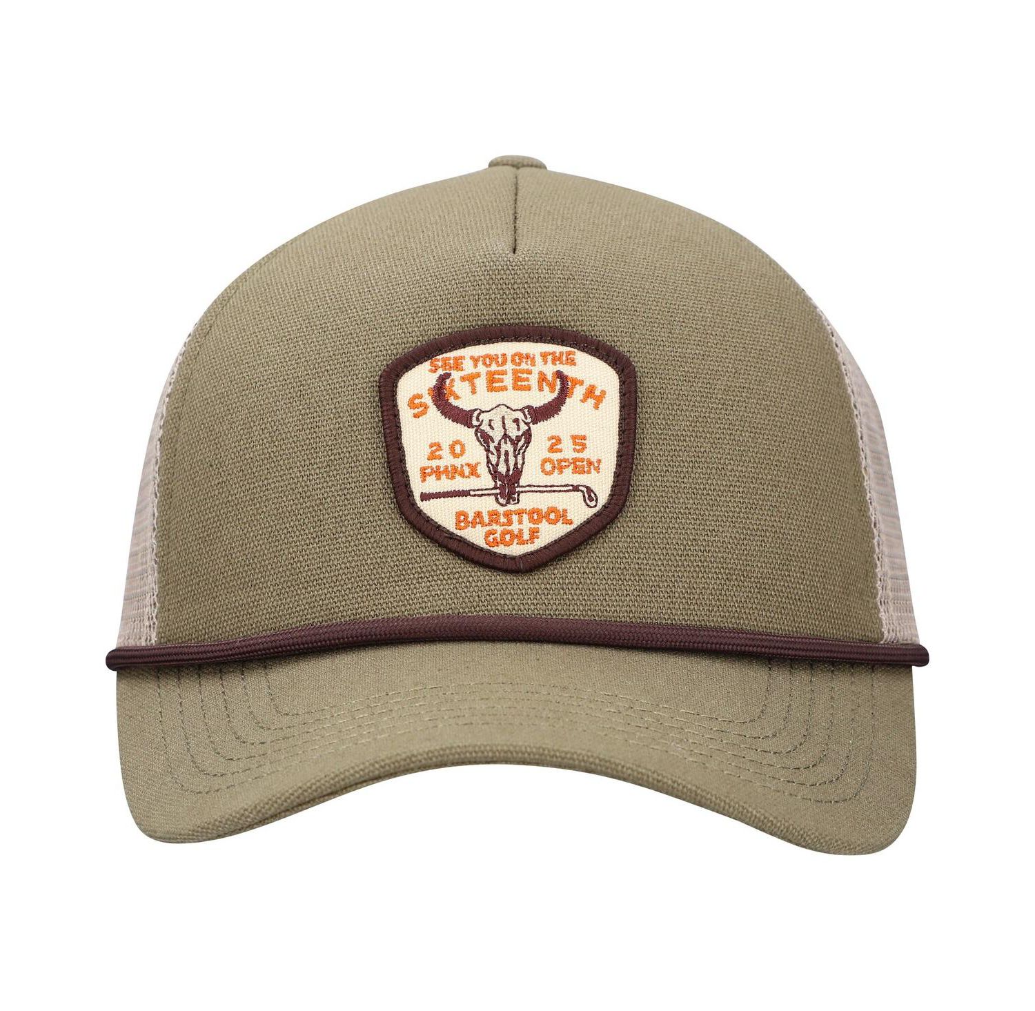 Men's Green WM Phoenix Open Sixteenth Hole Canvas Rope Adjustable Hat