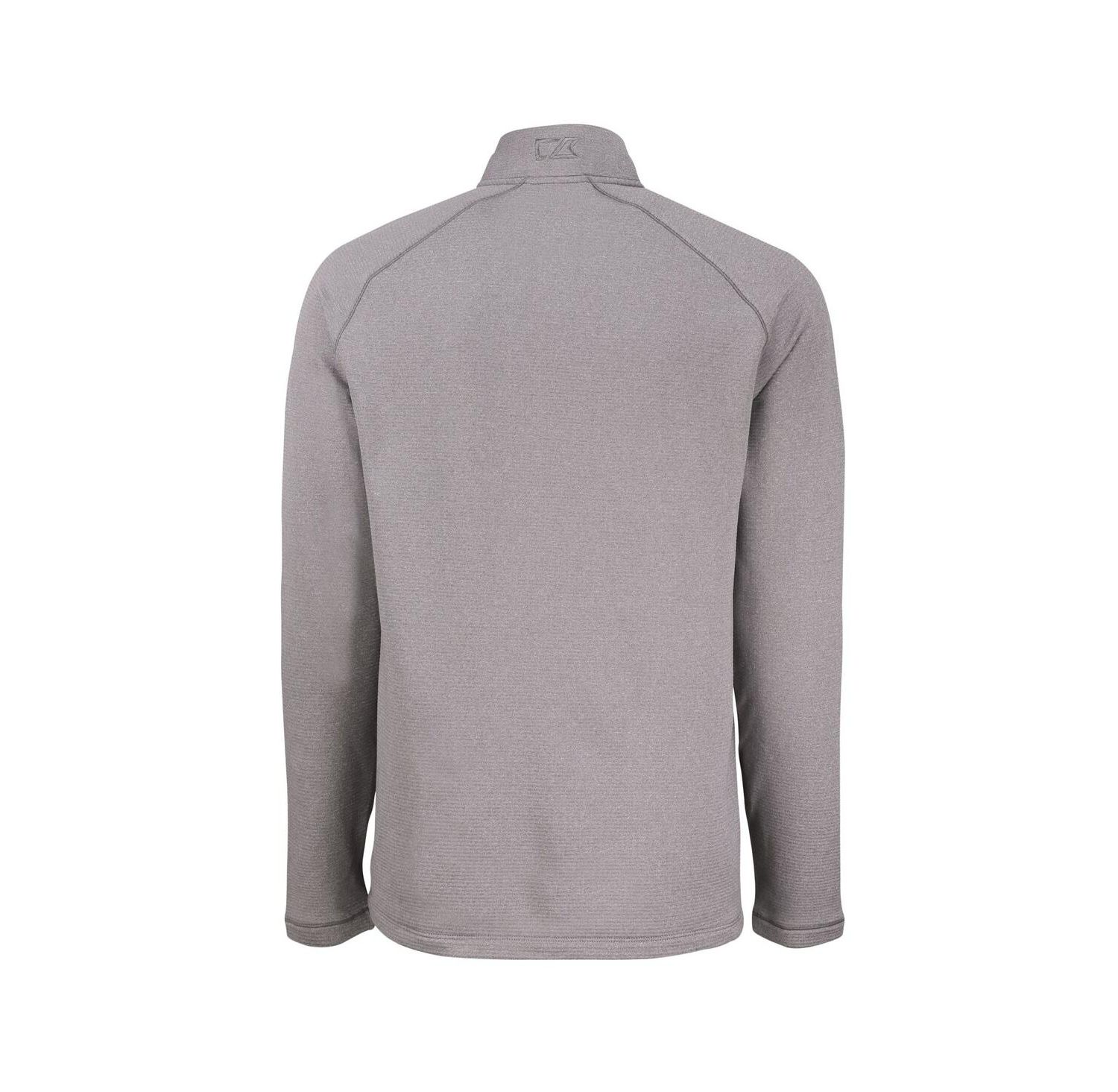 Men's Heather Gray Duke Blue Devils Peshastin Eco Fleece Quarter-Zip Sweatshirt