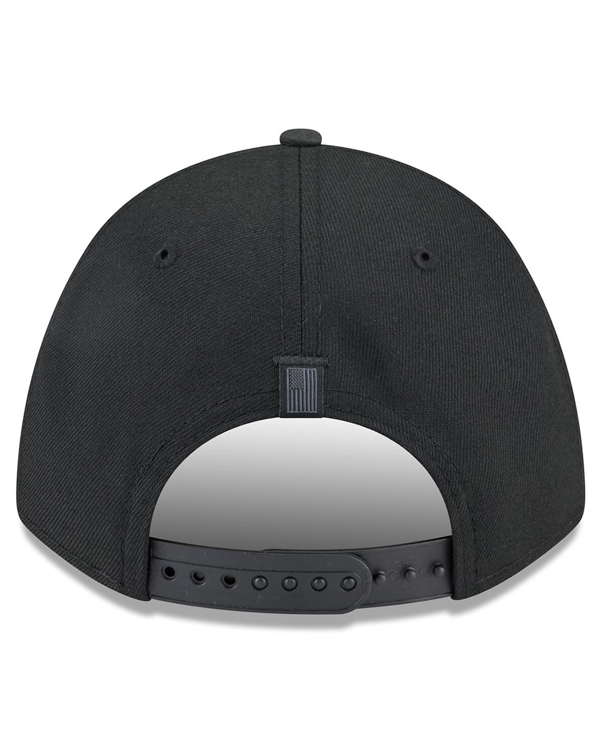 New Era Men's Black Tyler Reddick American Flag 9forty M-crown A-frame Adjustable Hat In Black