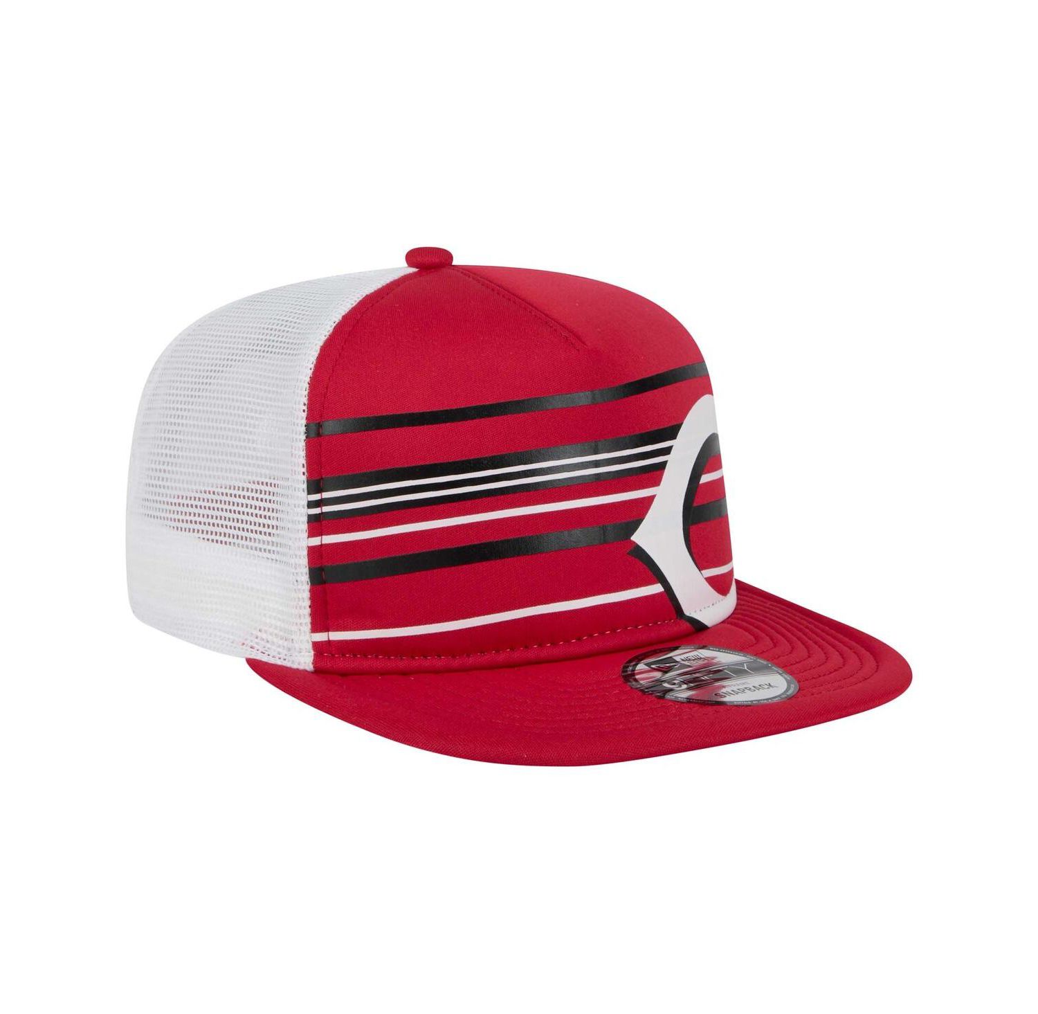 Men's Red Cincinnati Reds 9FIFTY A-Frame Trucker Snapback Hat