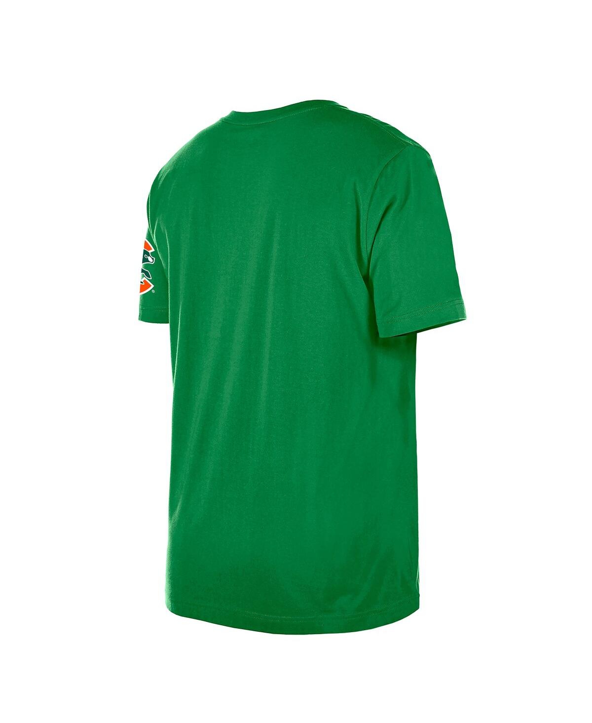 NEW ERA MEN'S KELLY GREEN CHICAGO CUBS ST. PATRICK'S DAY SHAMROCK FILL T-SHIRT 