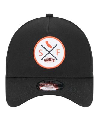 Men's Black San Francisco Giants 9FORTY A-Frame Adjustable Hat