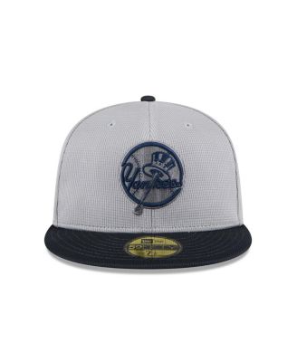 Men's Gray/Navy New York Yankees 2025 Batting Practice 59FIFTY Fitted Hat