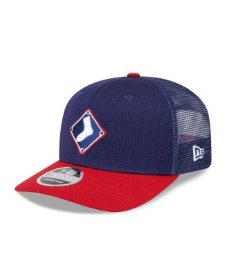 New Era - Men's Navy/Red Chicago White Sox 2025 Batting Practice 9SEVENTY Stretch-Snap Trucker Hat