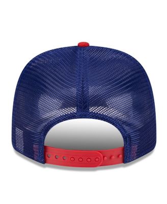 Men's Royal/Red Philadelphia Phillies 2025 Batting Practice 9SEVENTY Stretch-Snap Trucker Hat