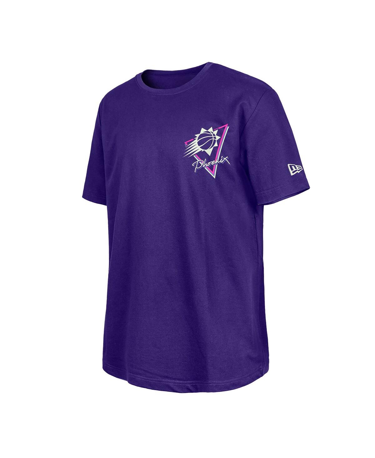 NEW ERA PURPLE PHOENIX SUNS GLOW-IN-THE-DARK T-SHIRT 