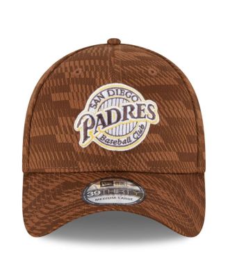 Men's Brown San Diego Padres 2025 MLB Clubhouse 39THIRTY Flex Hat