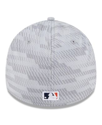 Men's Gray Houston Astros 2025 MLB Clubhouse 39THIRTY Flex Hat