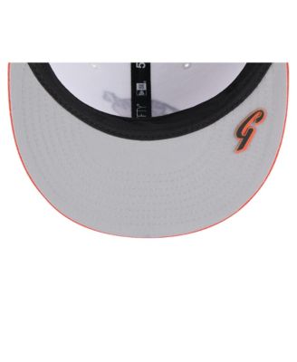 Men's Black/Orange San Francisco Giants 2025 MLB Clubhouse 59FIFTY Fitted Hat