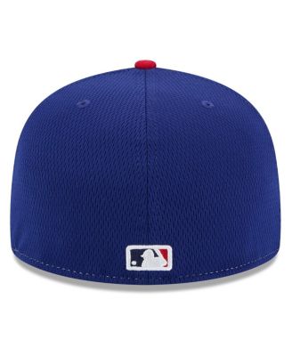 Men's Royal/Red Texas Rangers 2025 MLB Clubhouse 59FIFTY Fitted Hat