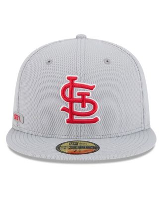 Men's Gray St. Louis Cardinals 2025 MLB Clubhouse 59FIFTY Fitted Hat