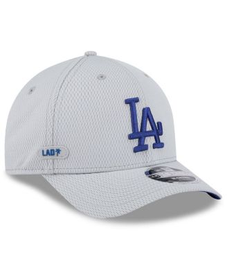 New Era - Men's Gray Los Angeles Dodgers 2025 MLB Clubhouse 9FORTY M-Crown Adjustable Hat