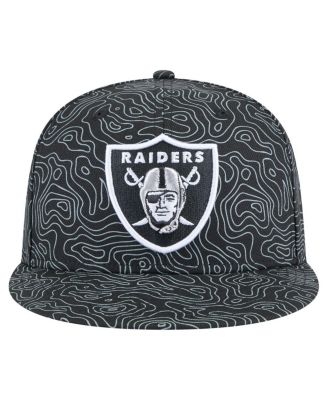 Men's Black Las Vegas Raiders Geo 59FIFTY Fitted Hat