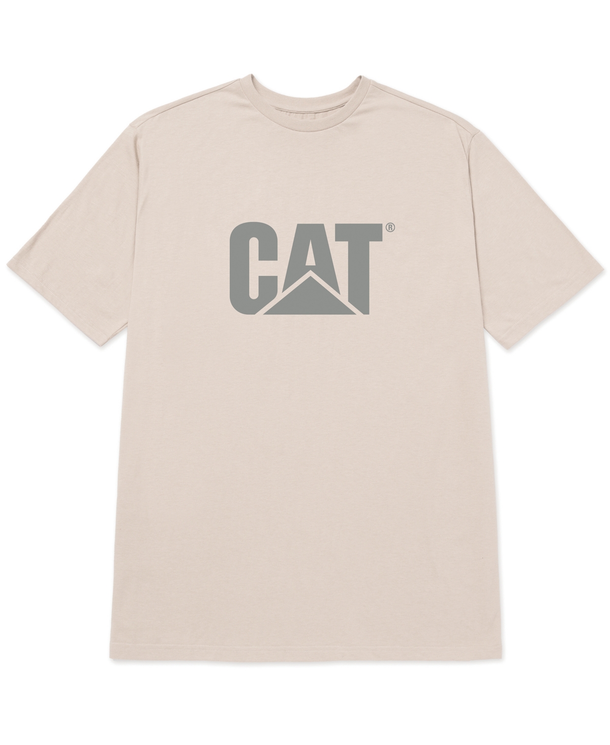 Caterpillar Men's Logo Graphic T-Shirt - Ss-Neutral Gry