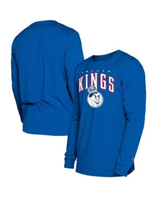 New Era - Men's Blue Sacramento Kings 2024/25 City Edition Long Sleeve T-Shirt