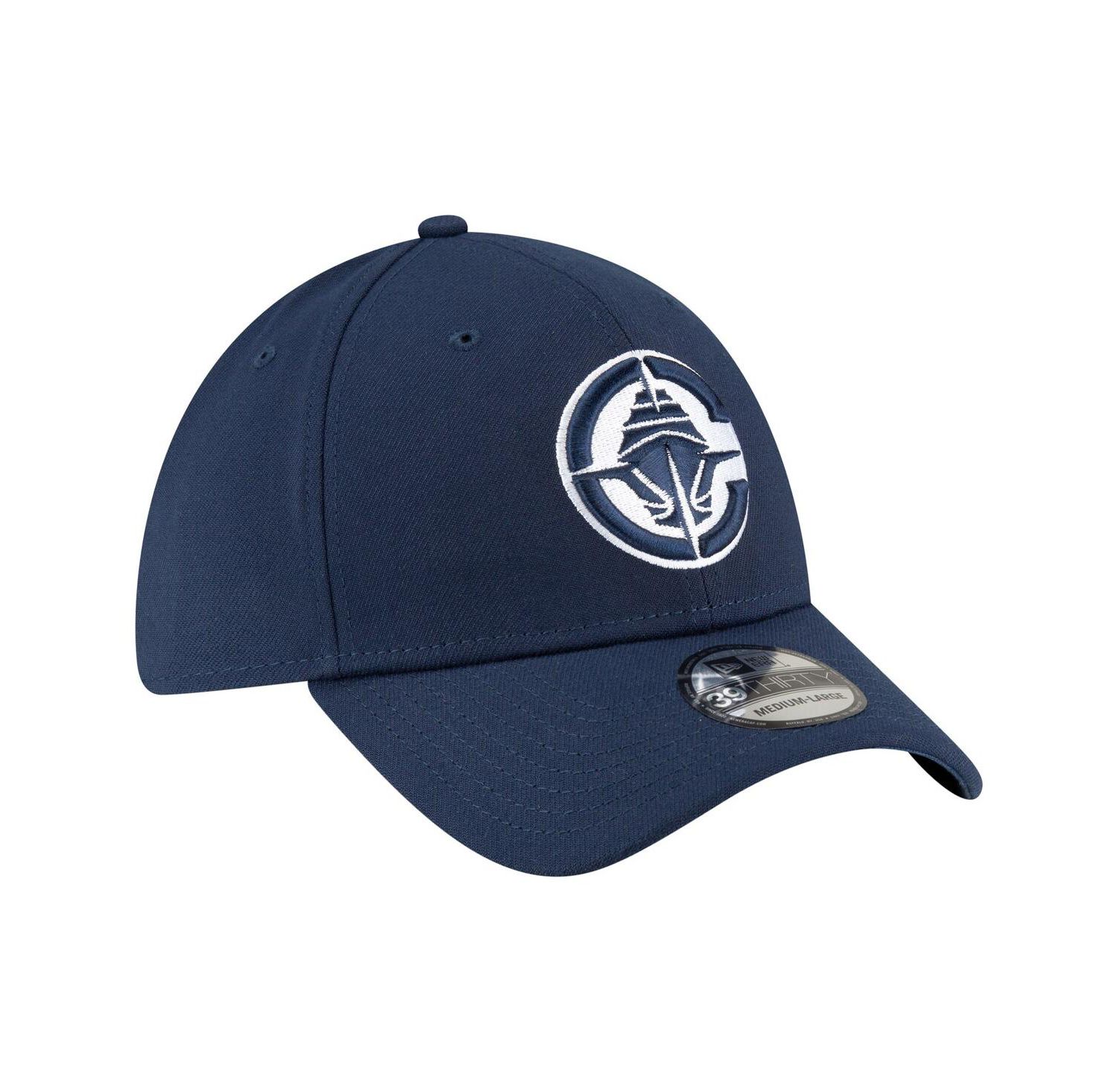 Men's Navy LA Clippers Logo 39THIRTY Flex Hat