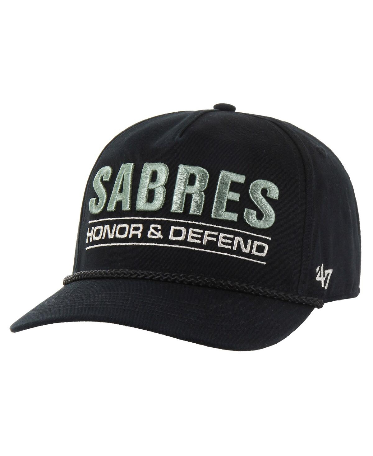 47 Brand Men's Black Buffalo Sabres Oht Military Appreciation Homeland Honor And Defend Hitch Adjustable Hat In Black