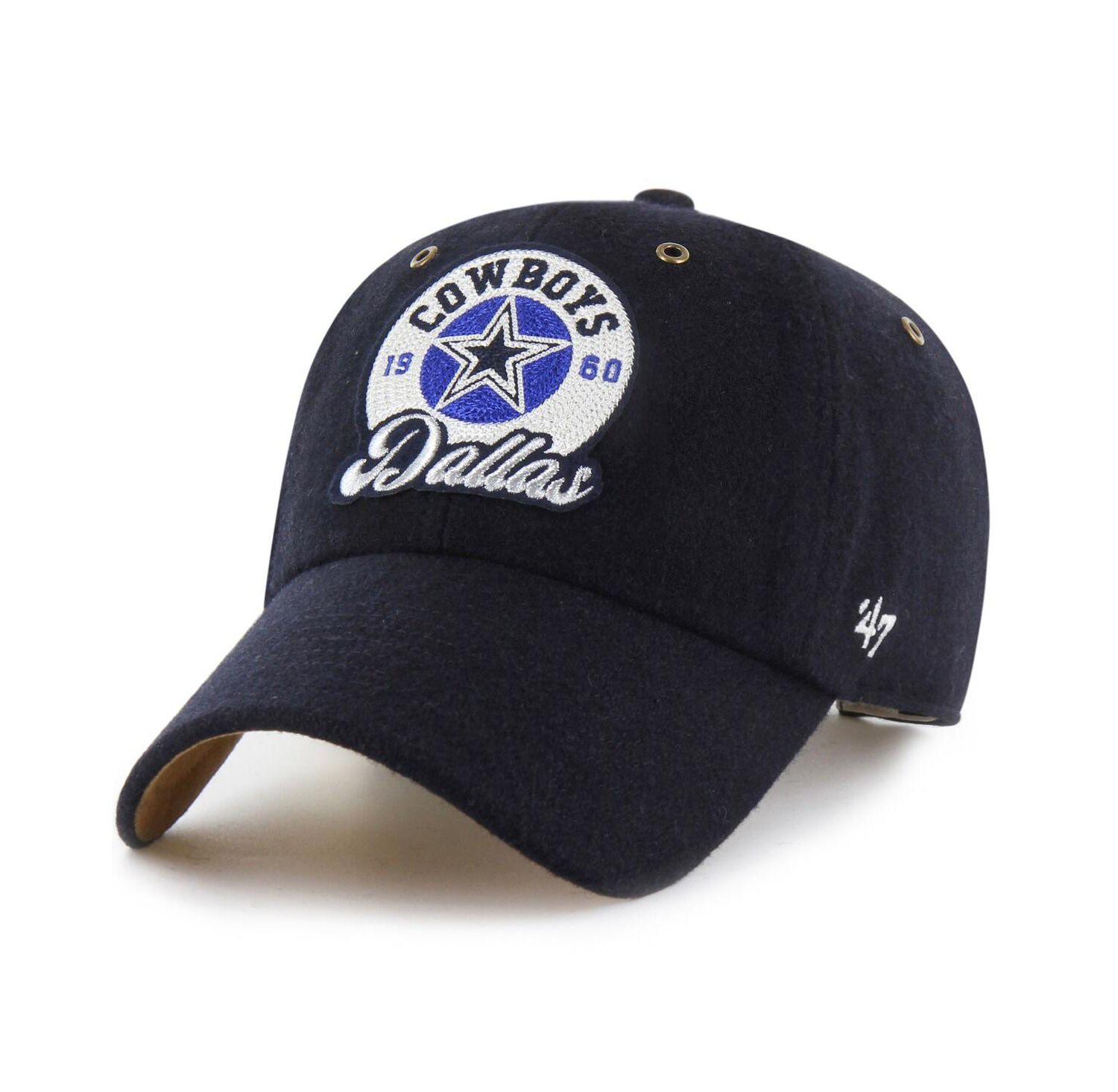 x '47 Brand Men's and Women's Navy Dallas Cowboys Field Goal Clean Up Adjustable Hat