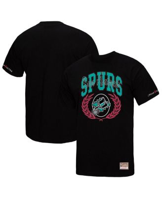 Mitchell & Ness - Men's Black San Antonio Spurs NBA x Michelob Ultra Rewind II T-Shirt