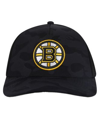 American Needle - Men's Black Boston Bruins Valin Camo Super Tech Vented Adjustable Hat