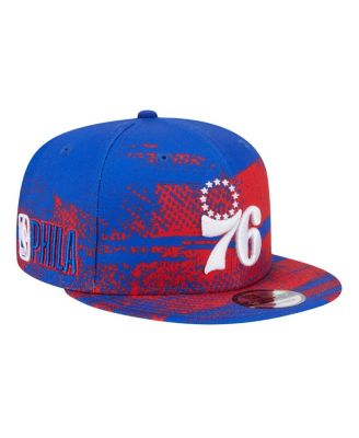 New Era - Big Boys and Girls Royal Philadelphia 76ers Tip-Off 9FIFTY Snapback Hat