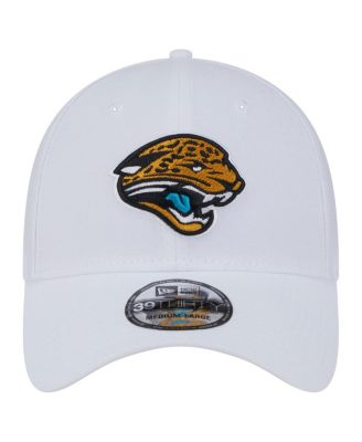Men's White Jacksonville Jaguars Throwback 39THIRTY Flex Hat