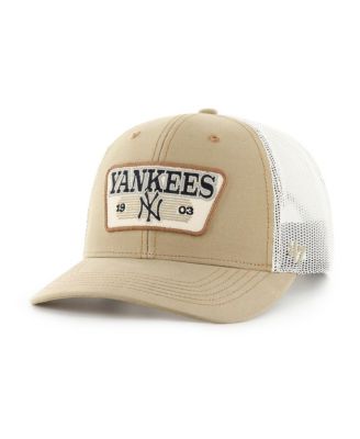 '47 Brand - Men's Khaki New York Yankees Ridgewood Trucker Adjustable Hats