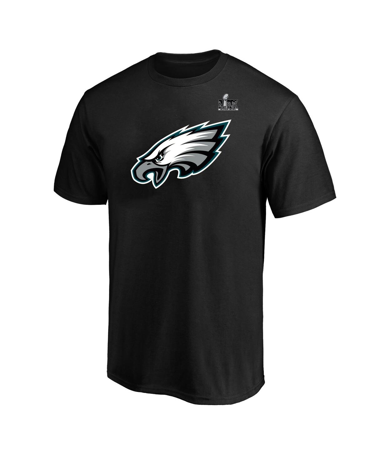 Fanatics Men's Jalen Hurts Black Philadelphia Eagles Super Bowl Lix Big Tall Player Name Number T-shirt In Black