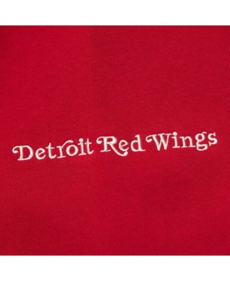 Men's Red Detroit Red Wings Heritage Lace-Up Pullover Sweatshirt