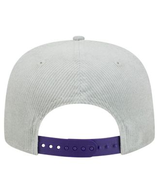 Men's Gray Phoenix Suns Throwback Corduroy Golfer Snapback Hat