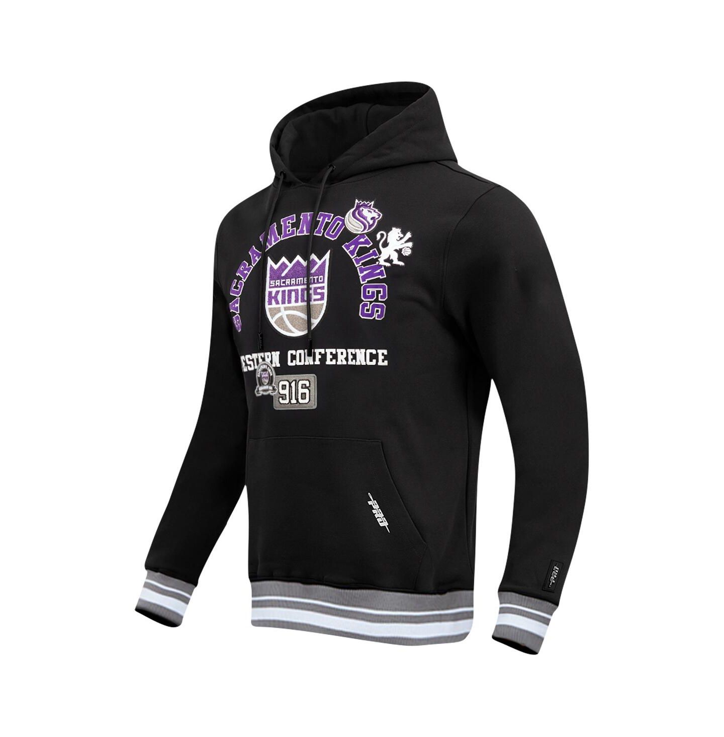 Мужское худи Pro Standard Black Sacramento Kings Area Code Pullover — фото 4