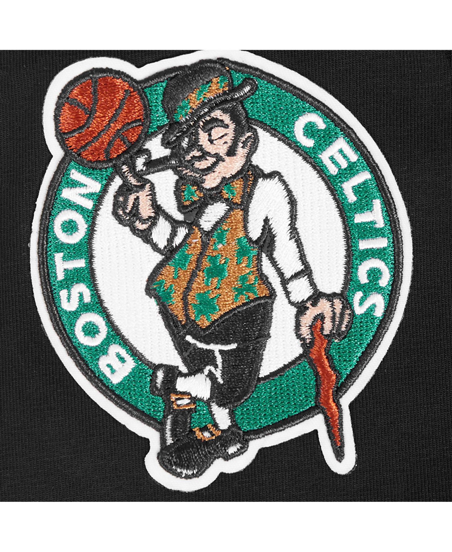 Женская футболка Pro Standard Black Boston Celtics Jewels Boxy Cropped — фото 5