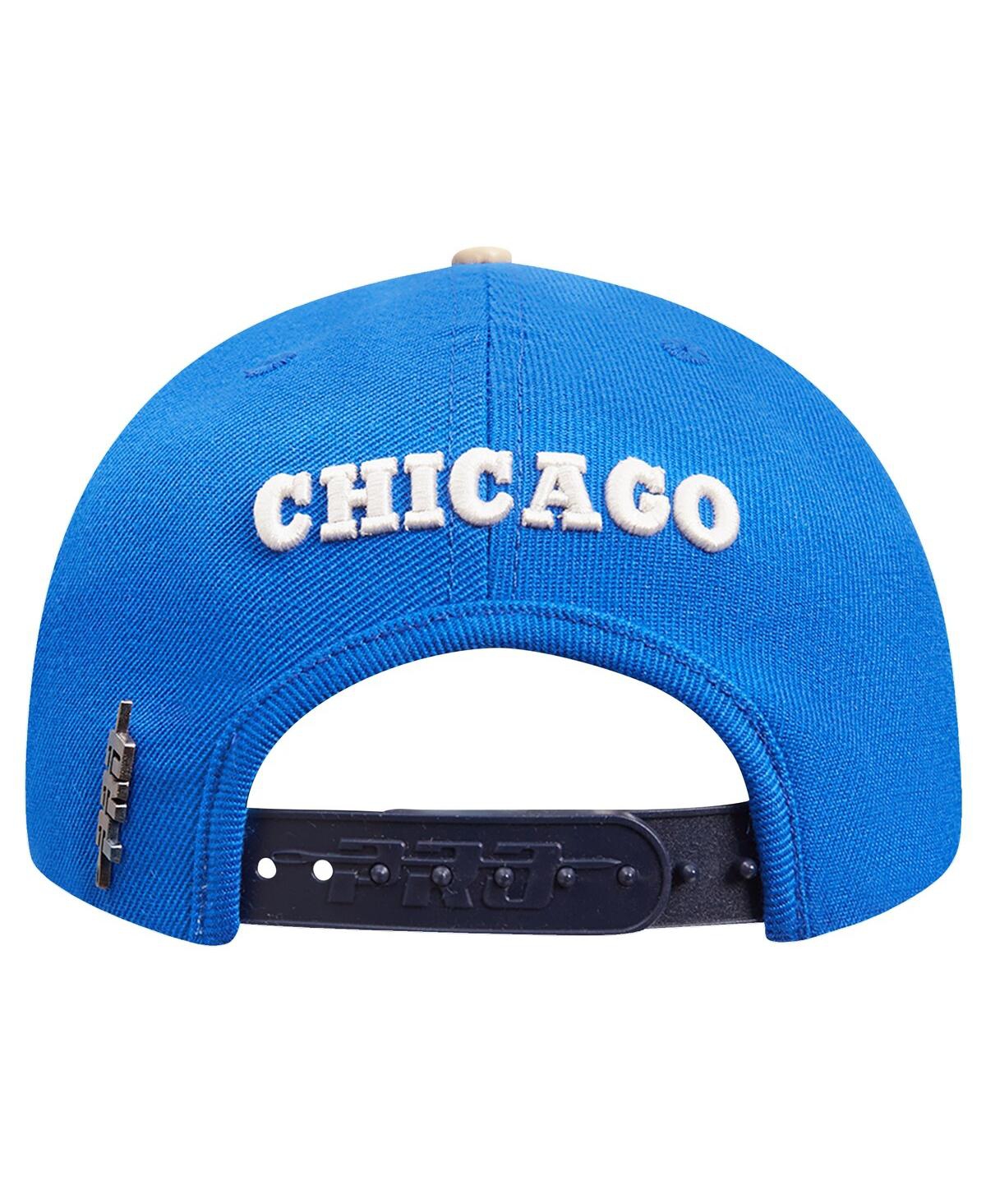 PRO STANDARD MEN'S BLUE/NAVY CHICAGO BULLS LEGACY SNAPBACK HAT 