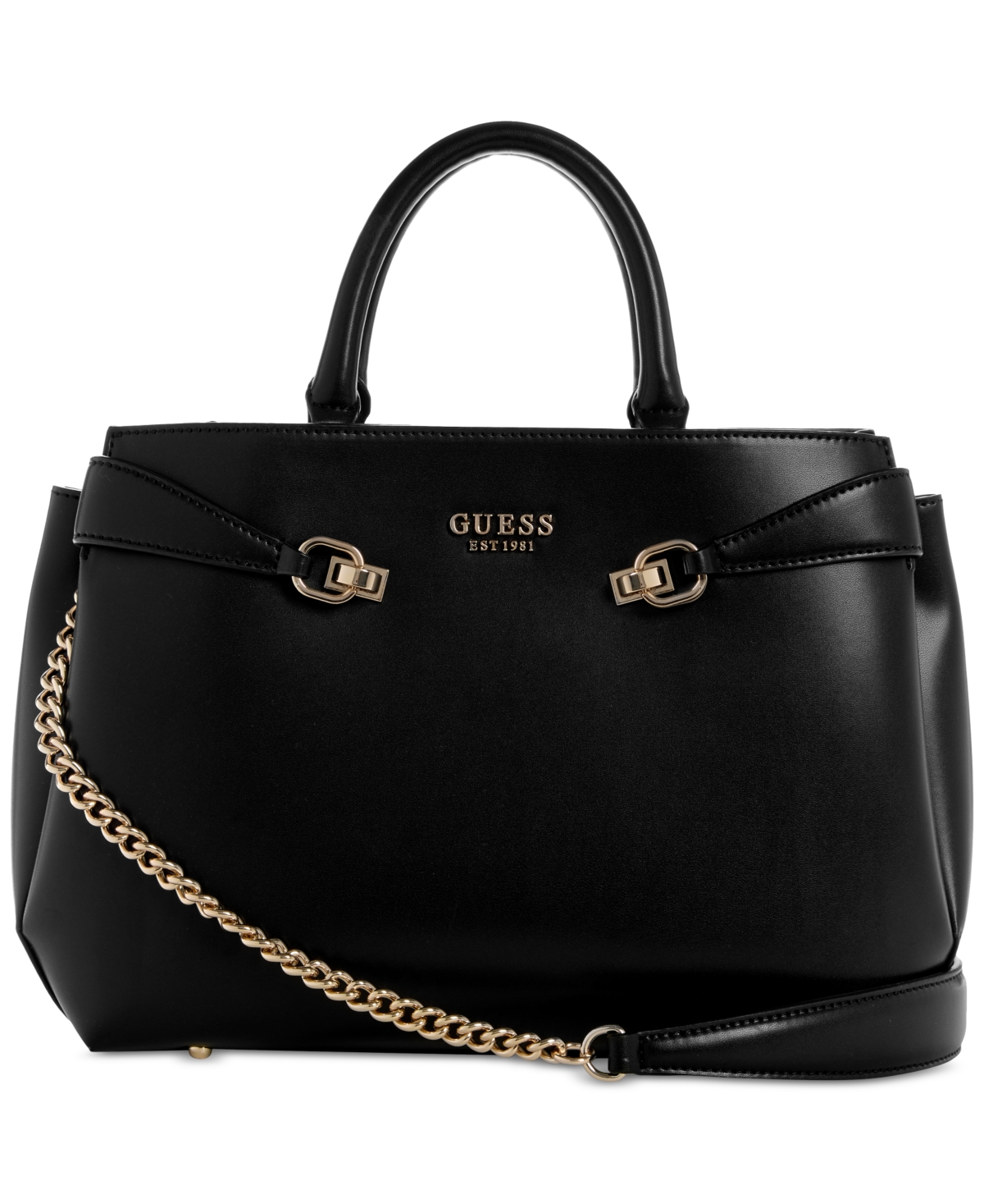 Lorelei Girlfriend Medium Satchel Bag - Black