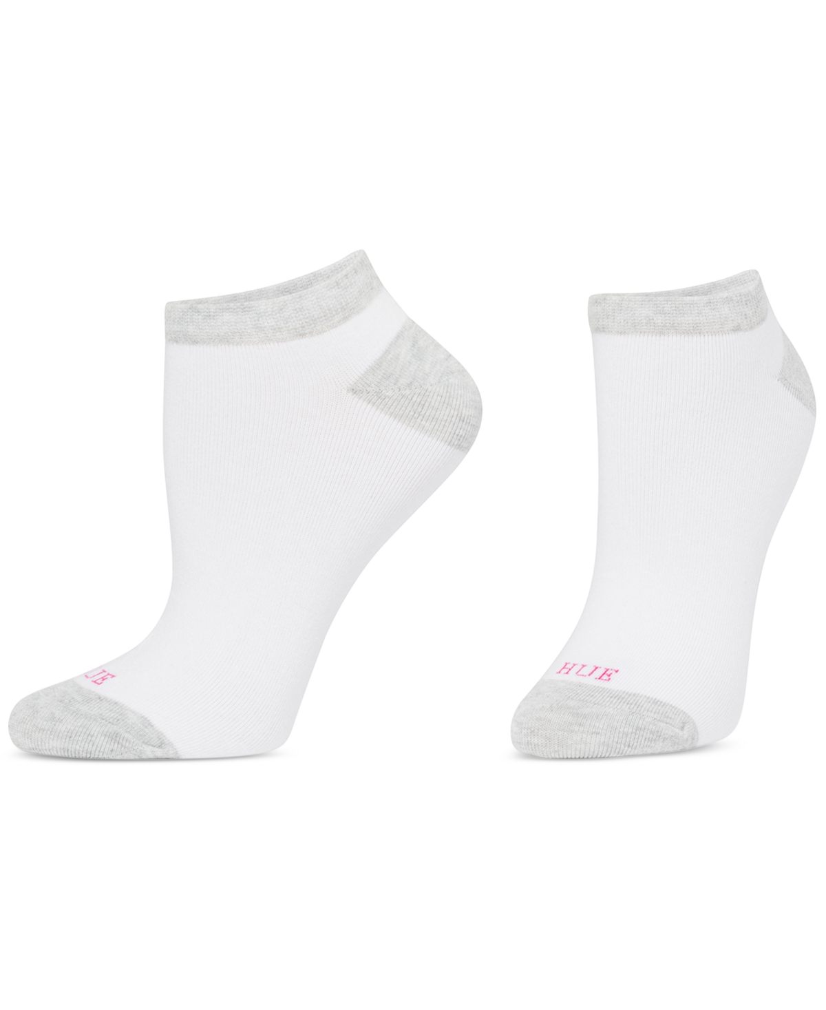Hue Women's 6 Pack Cotton No Show Socks U6421 In Modern