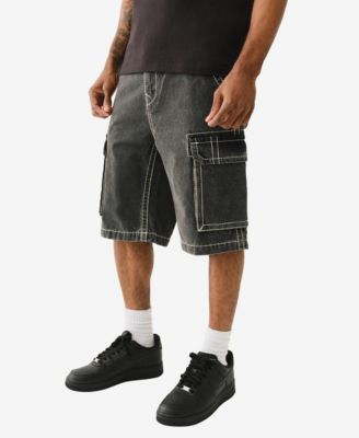 True Religion Men's Big T Vinny Cargo Denim Shorts - Macy's